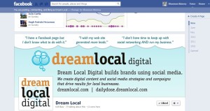 dream local digital Facebook page voice option