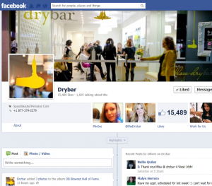 Drybar Facebook Page
